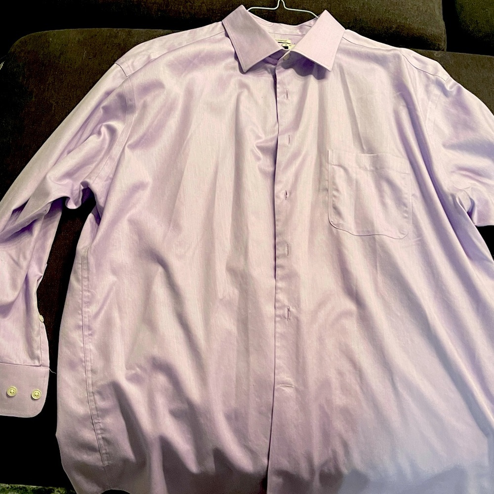 Joseph Abboud Classic Fit Twill Dress Shirt.
